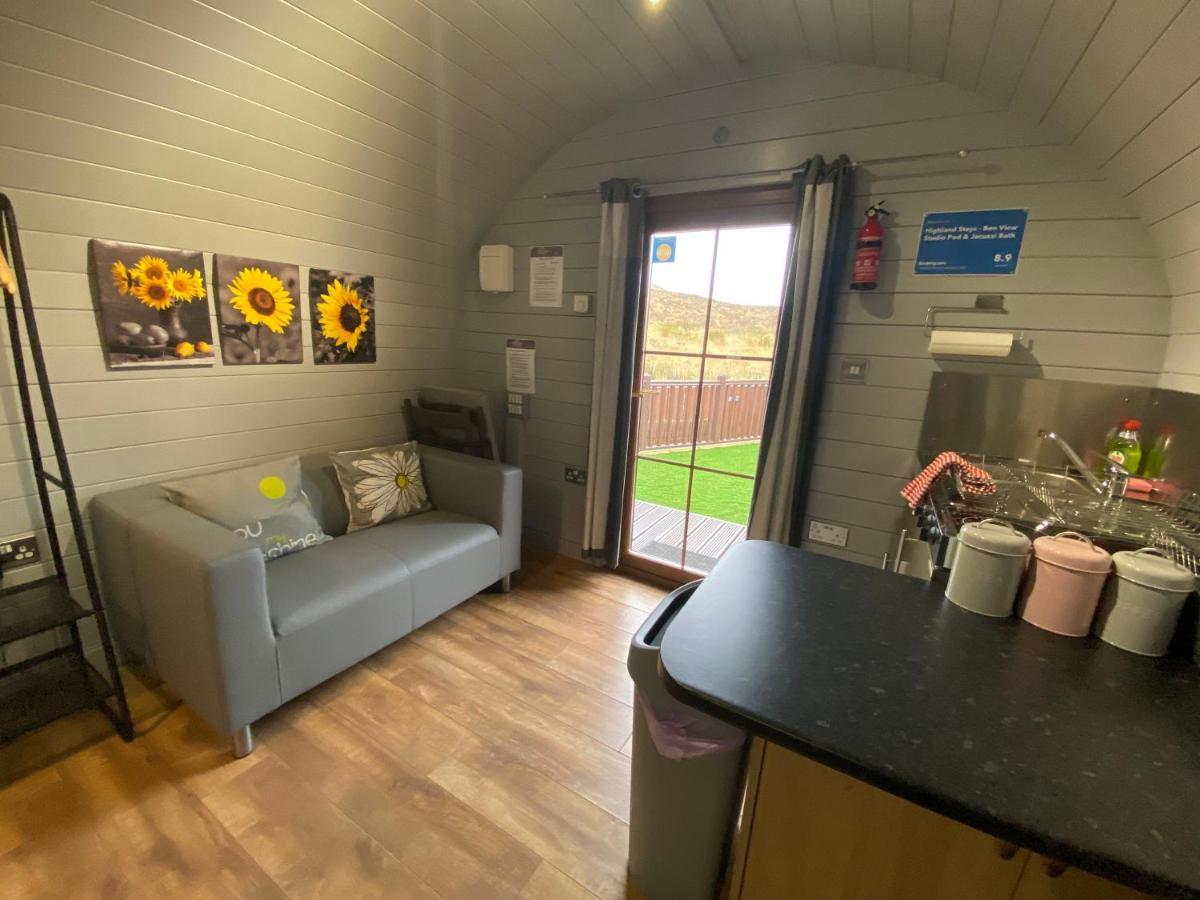 Highland Stays - Ben View Studio Pod & Jacuzzi Bath Fort William Eksteriør billede